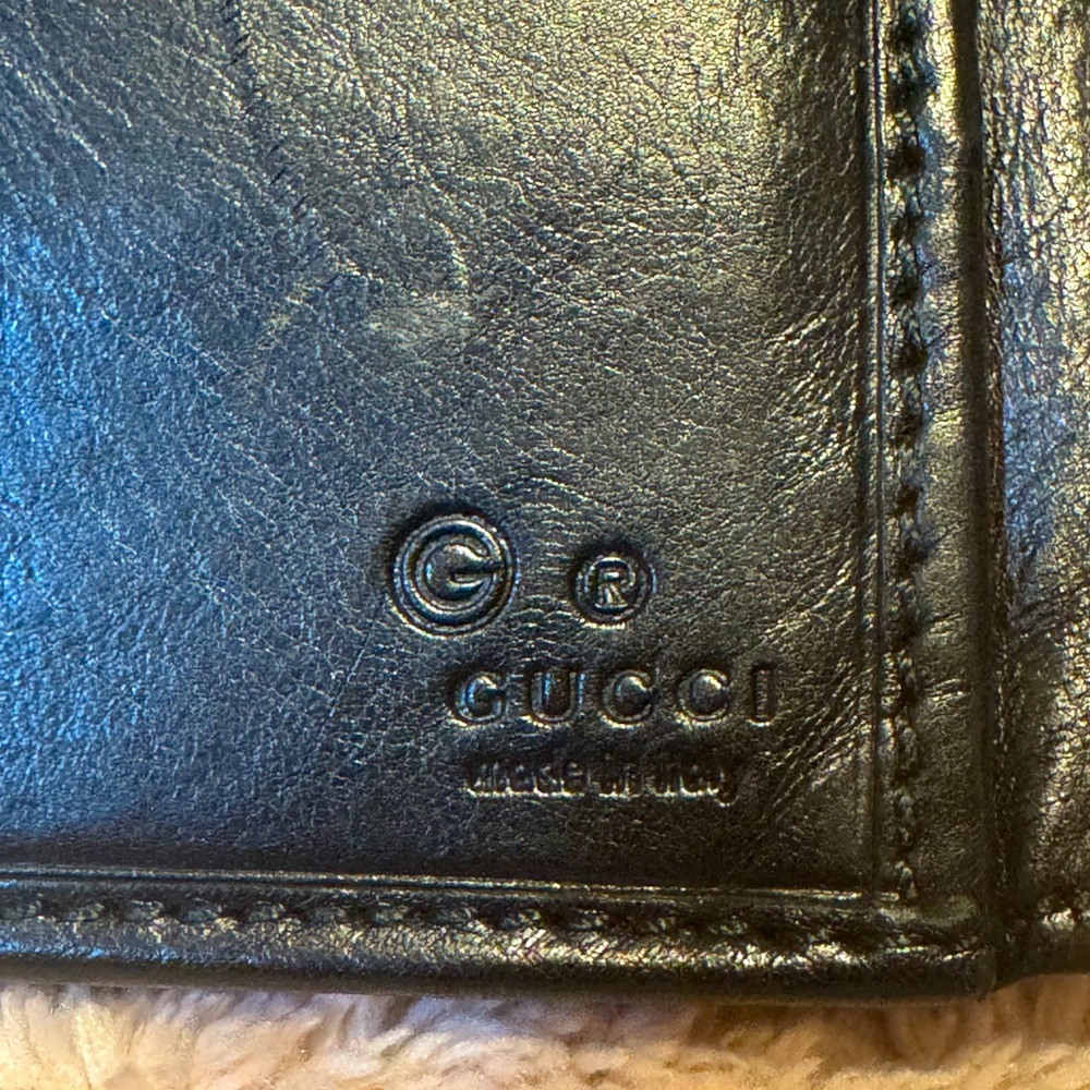 Gucci Continental Wallet Soho with Studded GG Logo - Vintage - Picture 12 of 13